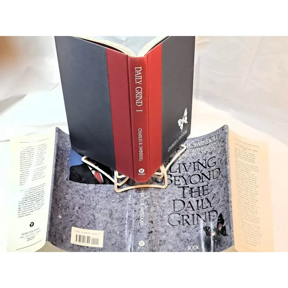 Living Beyond the Daily Grind by Charles Swindoll (1988 1st Ed. 2Vol. HC + DJ)